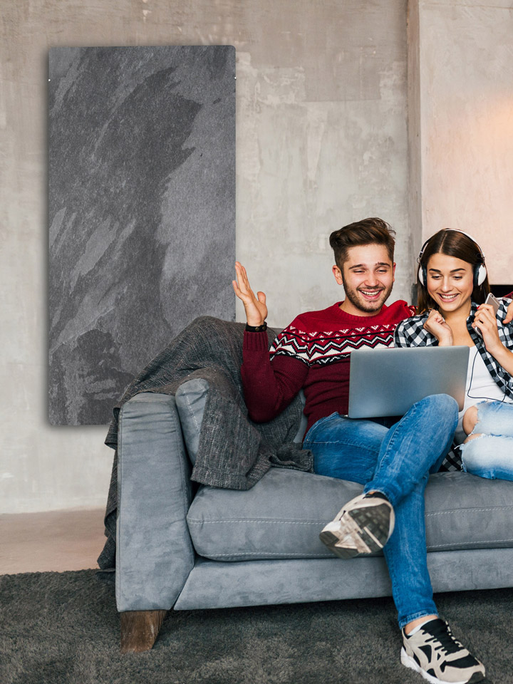 Silicium Slim wireless Vertical 800 W Silex Dark